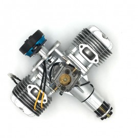 DLE120 model aircraft gasoline engine two-cylinder two-stroke with power generation system 180W120CC displacement 