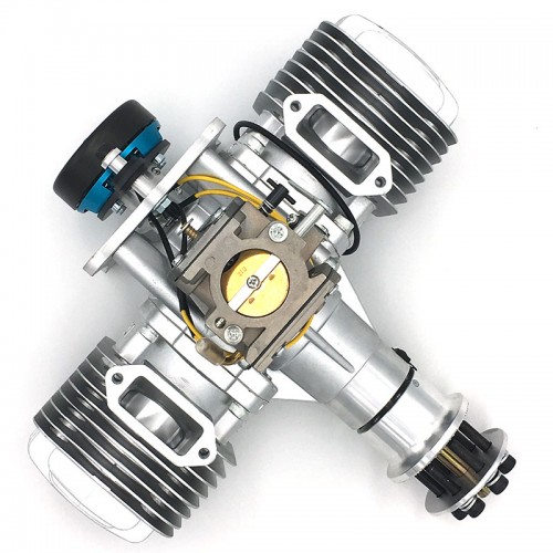 DLE170 model aircraft gasoline engine two-cylinder two-stroke with power generation system 180W170CC displacement