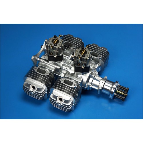 DLE222,dle222,DLE,DLE222 model aircraft gasoline engine four-cylinder two-stroke side exhaust natural air-cooled hand start 222CC displacement