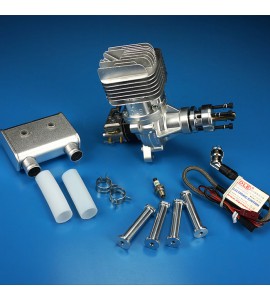 DLE55RA,dle55ra,DLE,DLE55RA model aircraft gasoline engine single-cylinder two-stroke rear exhaust natural air-cooled hand start 55ra displacement