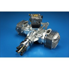 DLE60,dle60,DLE,DLE60 model aircraft gasoline engine two-cylinder two-stroke side exhaust natural air-cooled hand start 60CC displacement 