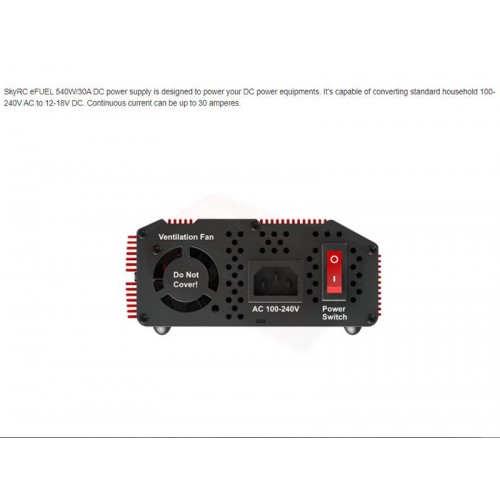 eFUEL 540W/30A Regulated Power Supply