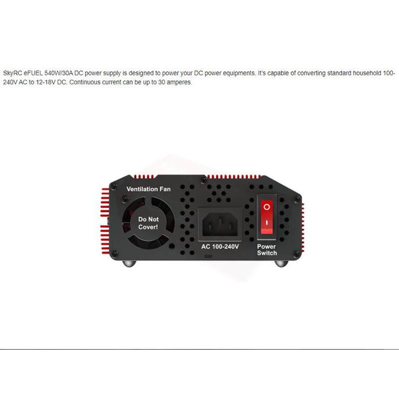 eFUEL 540W/30A Regulated Power Supply 