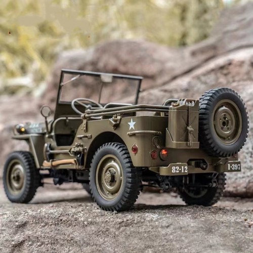 FMS RC Car 1/12 1941 MB Scaler Willys Jeep RTR Remote Control Crawler Military Truck 4x4 Offroad Vehicle Adult Kids Toy Gifts