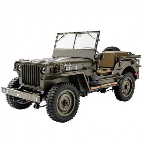 FMS RC Car 1/12 1941 MB Scaler Willys Jeep RTR Remote Control Crawler Military Truck 4x4 Offroad Vehicle Adult Kids Toy Gifts