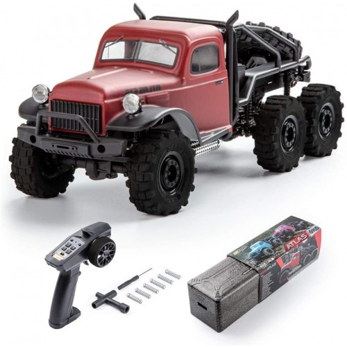 FMS 1:18 Atlas 6X6 Crawler RTR Waterproof Remote Control RC Car with LED Lights All Terrain Hobby Off Road RC Truck Toy Gift