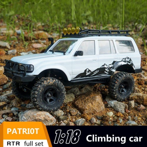 EAZYRC Patriot 1/18 2.4Ghz Crawler RC Car Snow Storm RTR Rock Buggy Hobby 4WD Off Road Truck Vehicle Models Boys Kids Gift