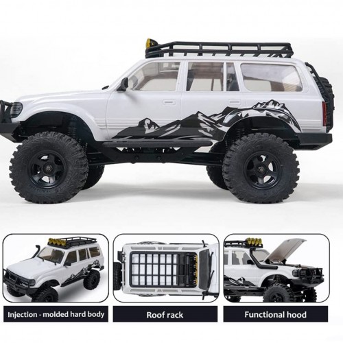 EAZYRC Patriot 1/18 2.4Ghz Crawler RC Car Snow Storm RTR Rock Buggy Hobby 4WD Off Road Truck Vehicle Models Boys Kids Gift