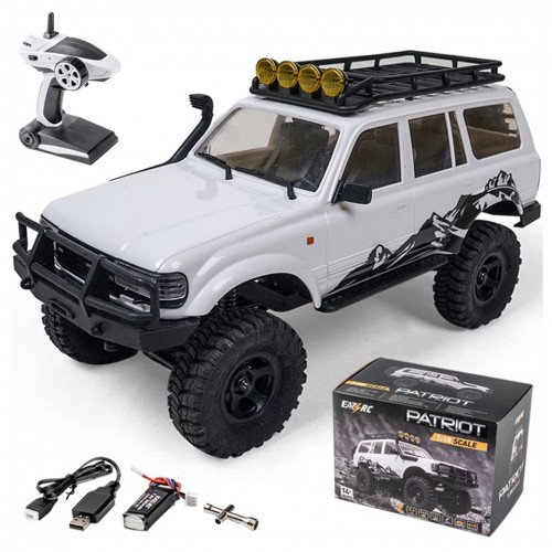 EAZYRC Patriot 1/18 2.4Ghz Crawler RC Car Snow Storm RTR Rock Buggy Hobby 4WD Off Road Truck Vehicle Models Boys Kids Gift