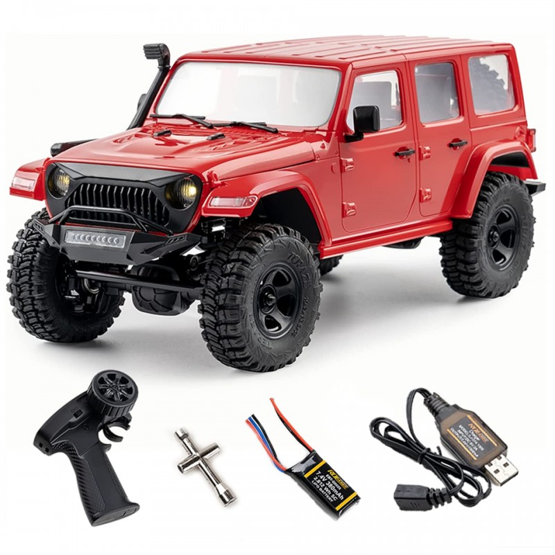 FMS RC Car Fire Horse 1:18 Crawler 4x4 Mini Scale Waterproof Remote Control Vehicle Model RTR with LED Kids Adult Toys Gift 